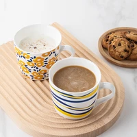 high value cup female summer ceramic coffee cup ins wind home breakfast cup oatmeal mug water cup girls
