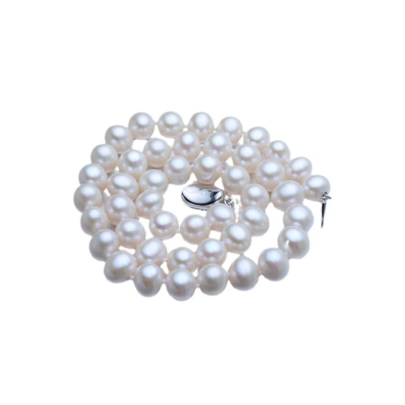 Женское ожерелье Zhuji 9-10 с круглым пресноводным жемчугом |