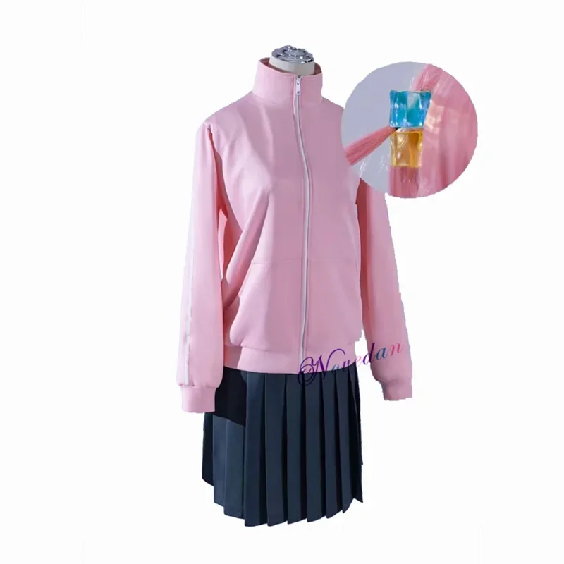Cosbao Hitori Bocchi The Rock Gotou Косплей Костюм Аниме Девушки JK Униформа Розовая Толстовка