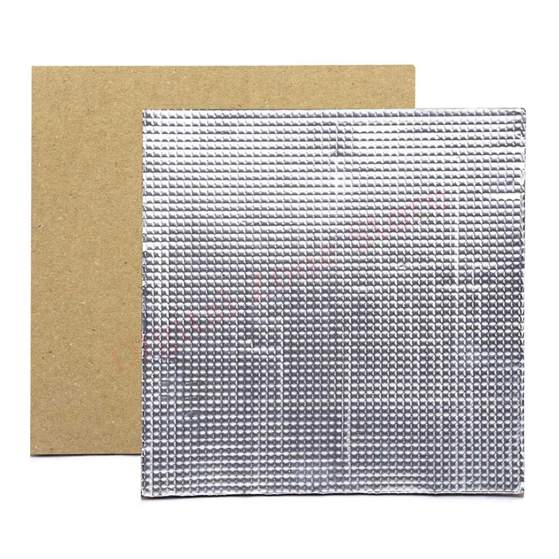 

2Pcs 3D Printer Heated Bed Insulation Cotton Foam Foil 220mmx220mm Self-Adhesive Insulation Mat Sticker Hot Bed Parts