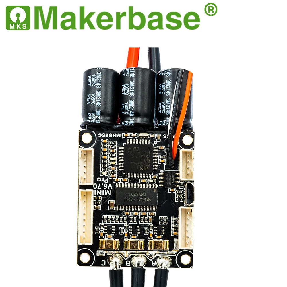 Фото Электронный регулятор скорости Makerbase VESC MINI V6.7 Pro Benjamin для моделей самолетов. Бесщеточный двигатель FOC VESC 6. №3