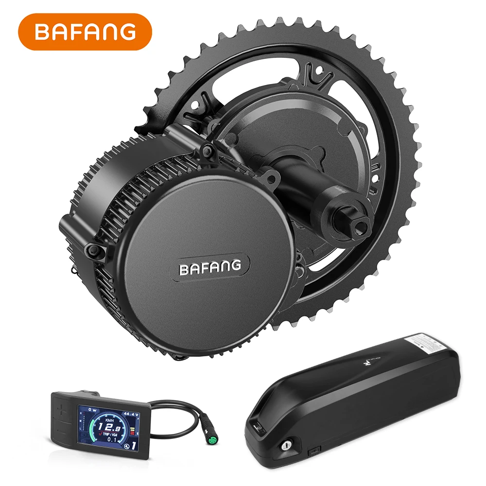 Bafang-kit de Motor central para bicicleta eléctrica, batería Hailong Downtue 13Ah/17,5ah opcional, 48V 250W BBS01B BBS01, estreno mundial