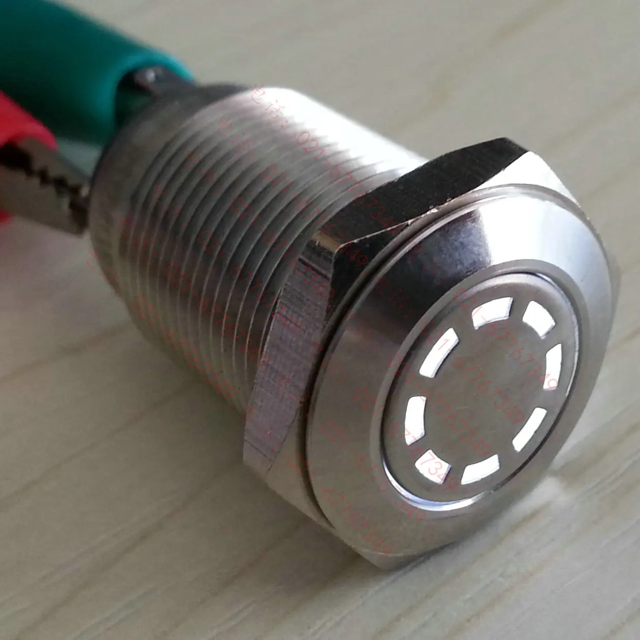 16 мм из нержавеющей стали с индисветильник автомобильный переключатель питание