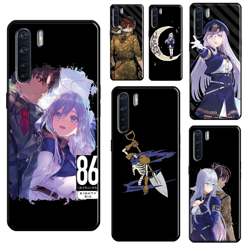 Eighty Six 86 Undertaker Case For OPPO A5 A9 A31 A53 2020 A53S A1K A3S A5S A15 A52 A72 A83 A91 A54 A74 A94 Coque