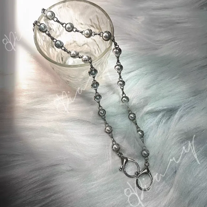 Модная лаконичная цепочка для брюк с жемчугом многофункциональная модная сумки