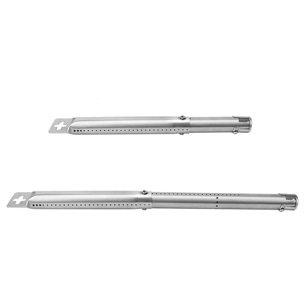 

Grill Tube Burner Easily Carrying Camping Tool Stainless High BBQ Grilling Parts for Indoor Restaurant Accessories
