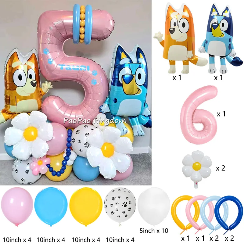 

Набор воздушных шаров Bluey и Bingo