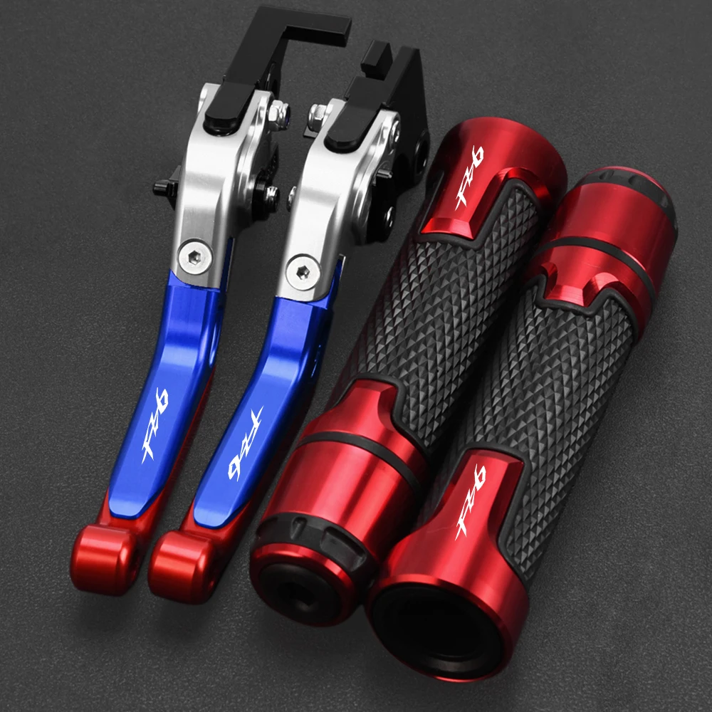 

Motorcycle Accessories Adjustable Brake Clutch Levers Handlebar Grips FOR YAMAHA FZ6R FZ 6R 2009-2017 2016 2015 2014 2013 2012