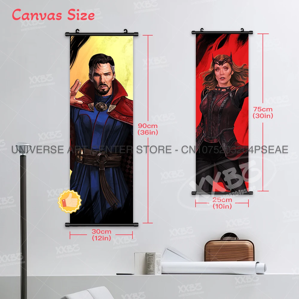 Постеры Мстители локи настенное искусство Черная пантера свитки картины Доктор