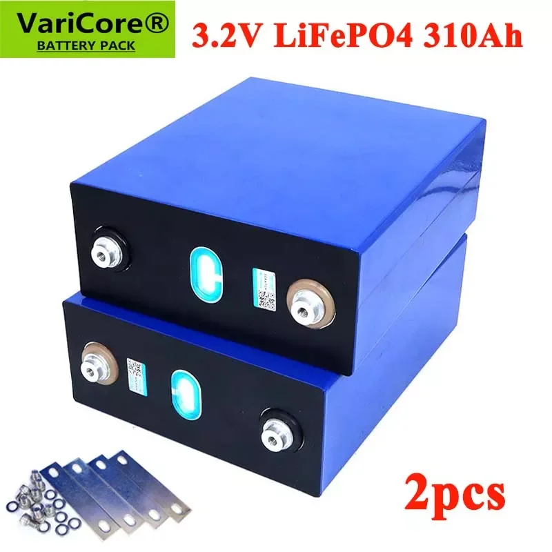 

2023New 2pcs VariCore 3.2V 310Ah LiFePO4 lithium battery 3.2v Lithium iron phosphate battery for 12V 24V battery inverter vehicl