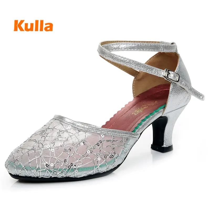Salsa Dance Shoes Women Latin Tango Cut out Ladies Heels 3cm 5cm Girls Wedding Ballroom Dancing Shoe zapatos baile latino mujer