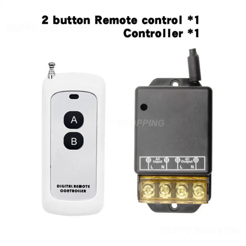 

Mini Remote Control Switch 433mhz High Power Switches Wireless Rf Relay Switch For Water Pump Fan Lamp Led Light Diy Smart Home