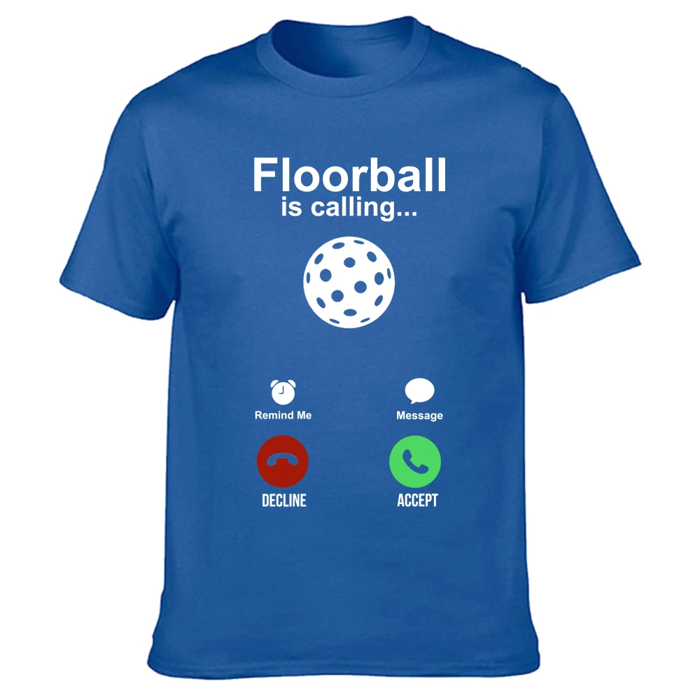 

Funny Floorball Is Calling T Shirts Graphic Cotton Streetwear Short Sleeve O-Neck Harajuku T-shirt Mens Clothing