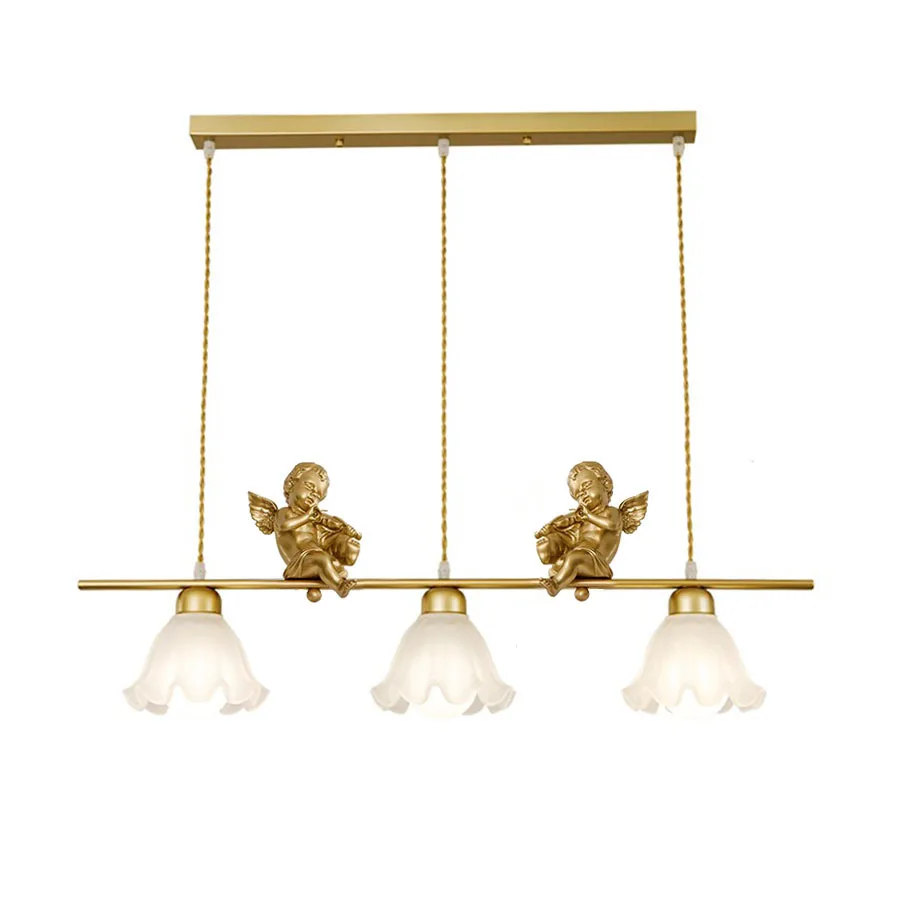 Роскошная стеклянная люстра в французском стиле для бара ресторана