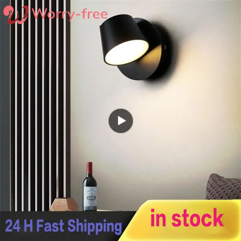

Aisle Wall Luminaire 360 Degrees Adjustable Rotatable Bedside Reading Light 8w 16w 24w Wall Mounted Bedroom Lights Hotel Room