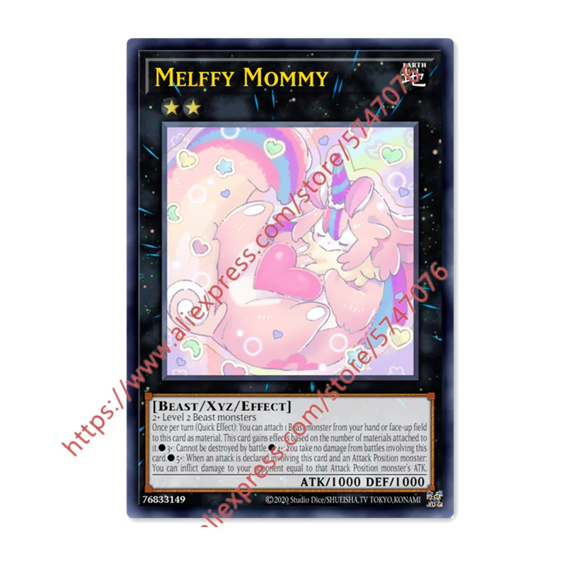 

Yu Gi Oh Melffy Mommy SR Japanese English DIY Toys Hobbies Hobby Collectibles Game Collection Anime Cards