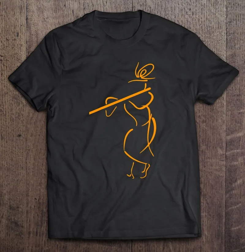 

Художественная футболка с надписью «Hare Krishna Flute», Подарочная футболка Krishna, блузки, Мужская одежда, футболка, графтовая футболка унисекс, муж...