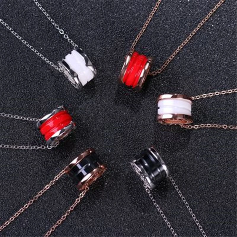 

Never-fading alloy necklace, original charm, classic micro-standard, ceramic material female jewelry birthday gift