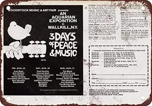 

1969 деревянный сток Wallkill Ad винтажная репродукция внешнего вида металлический жестяной знак 8x12 дюймов винтажный алюминиевый Ретро металлический знак