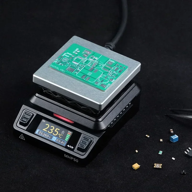 Новинка 2024 Нагреватель MHP50 с интеллектуальным подогревом 50*50 мм наладочная