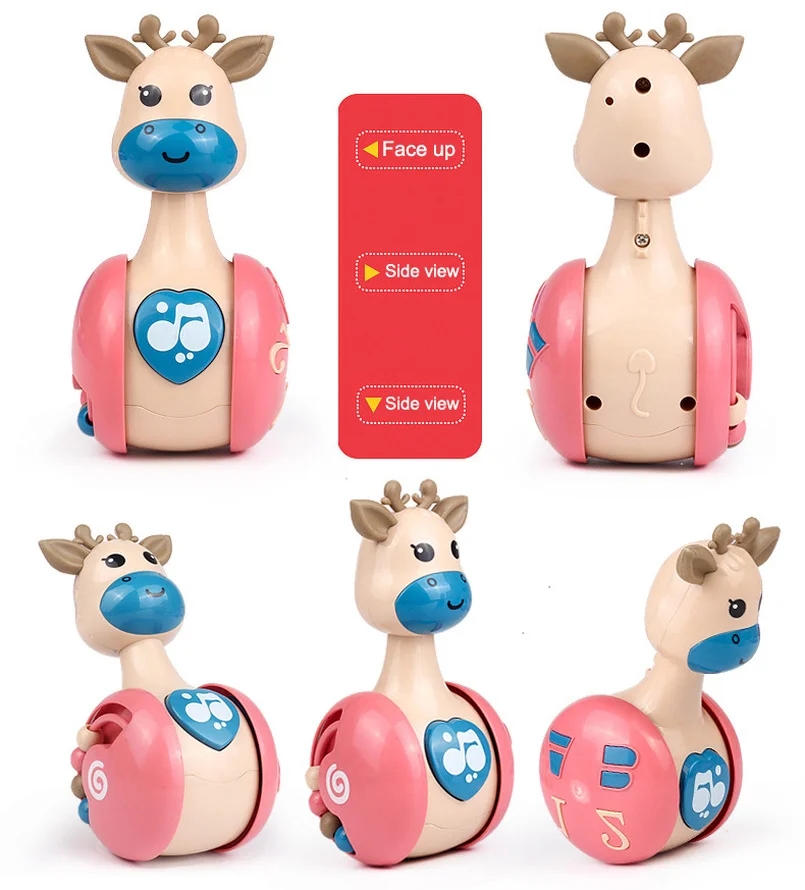 Мобильная детская игрушка-неваляшка для новорожденных 0-12 месяцев музыкальные