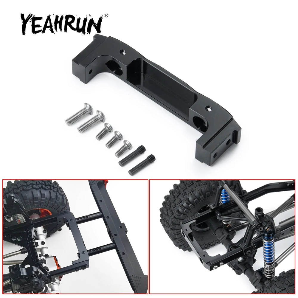 

YEAHRUN CNC металлическая фреза для Axial SCX10 II 90047 Wrangler 1/10 RC гусеничная машина обновленные детали