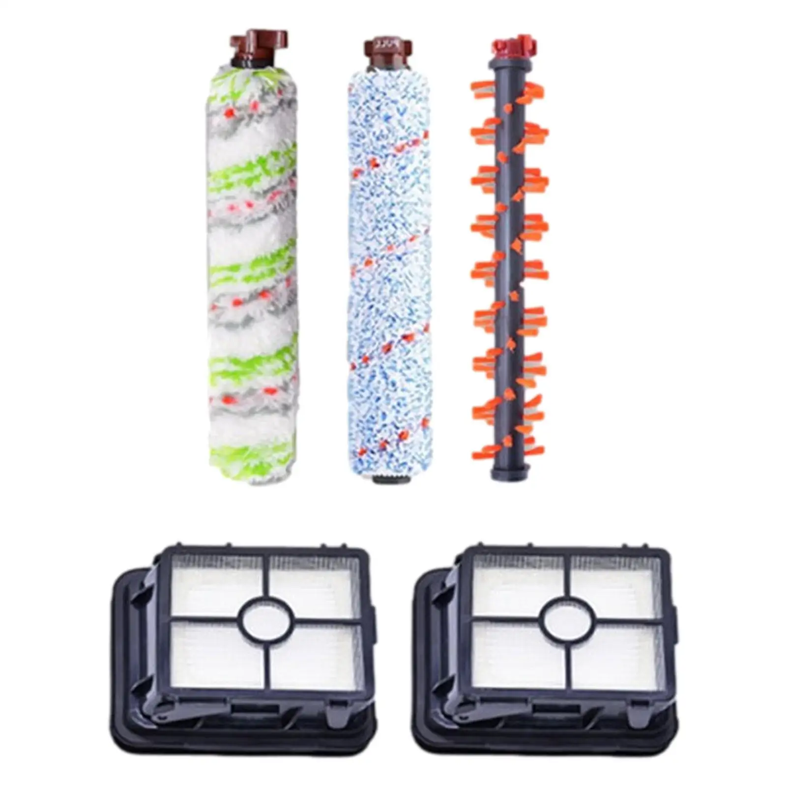 

1868 Roller Brush And 1866 Hepa Filter For Crosswave 1785 1926 Series Robot Vacuum Cleaner Spare Parts Multi-Surface