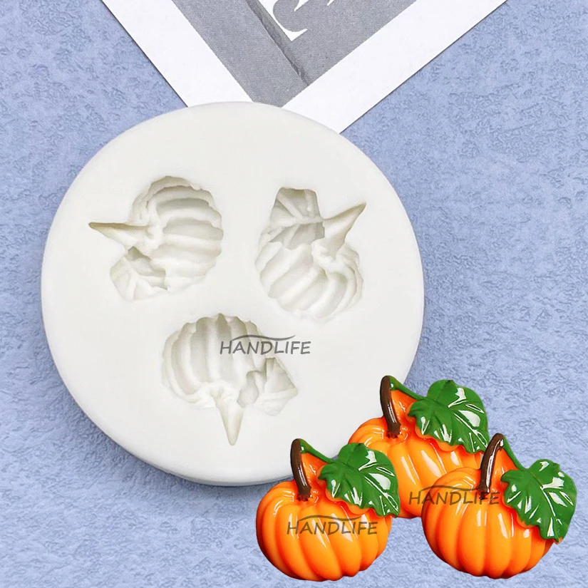 

Силиконовая мини-форма для выпечки тортов в виде тыквы на Хэллоуин, инструменты для украшения помадки