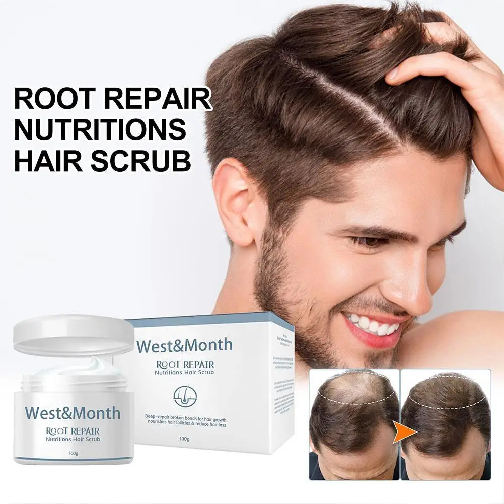 

West&Month Shampoo Nourishing Hair Care Scrub Repair Scrub Damaged Для Hair Loss Hair Hair Anti Волос Nourish Шампунь Roots N5J1