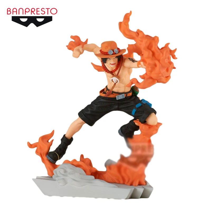 Оригинальная экшн-фигурка BANPRESTO ONE PIECE Portgas D Ace mpо страна PK ПВХ Аниме фигурки модели игрушки