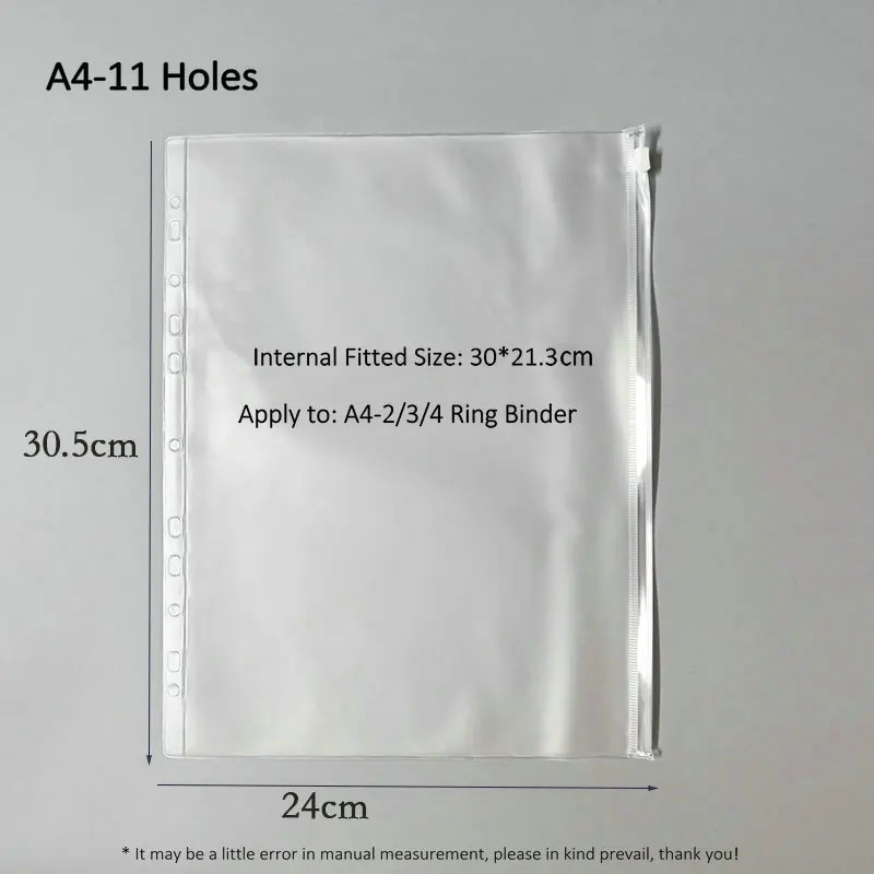 

Прозрачные файловые сумки из ПВХ, 4 шт.