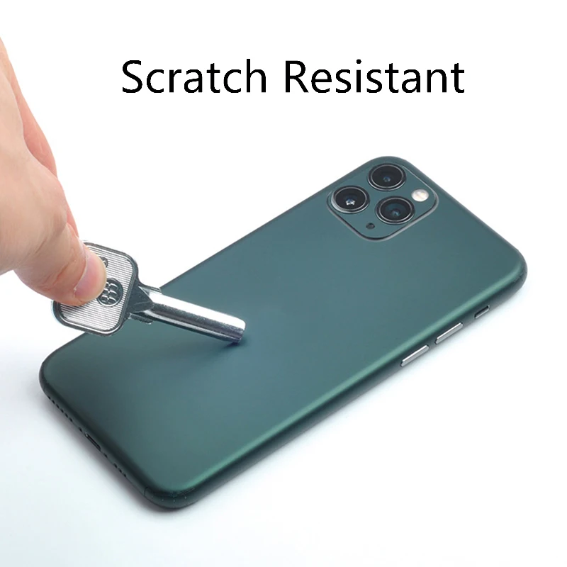 

For iPhone 11 Pro Max 13 6s 7 8 Plus XR X XS SE 2020 12 Mini Full Cover Ice Film Back Film Mobile Sticker Color Change Coverage