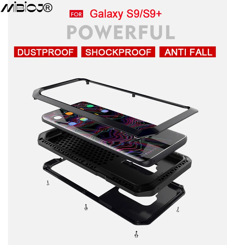 Kup Pokrowiec Na Samsung S22 S21 S20 Plus Ultra Note 20 Ultra Futerał Ochronny Do Ciężkich ładunków Doom Pancerz Metalowy Aluminiowy Luksusowy Pokrowiec Funda