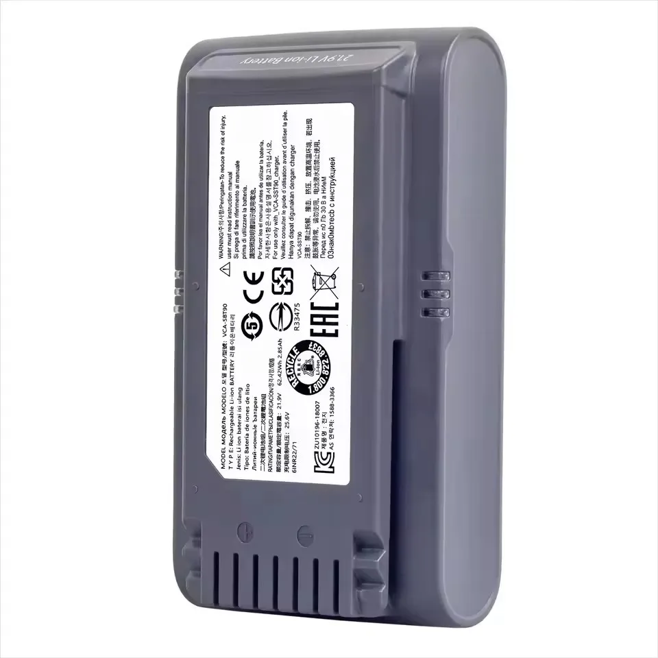 Фото Аккумулятор для пылесосов Samsung VCA-SBTA60, Jet 60, Turbo Jet 75E, Complete, VS15A6031R4, VS15A6031R5, VS20B75ACR5, VS20B75ADR5 №2