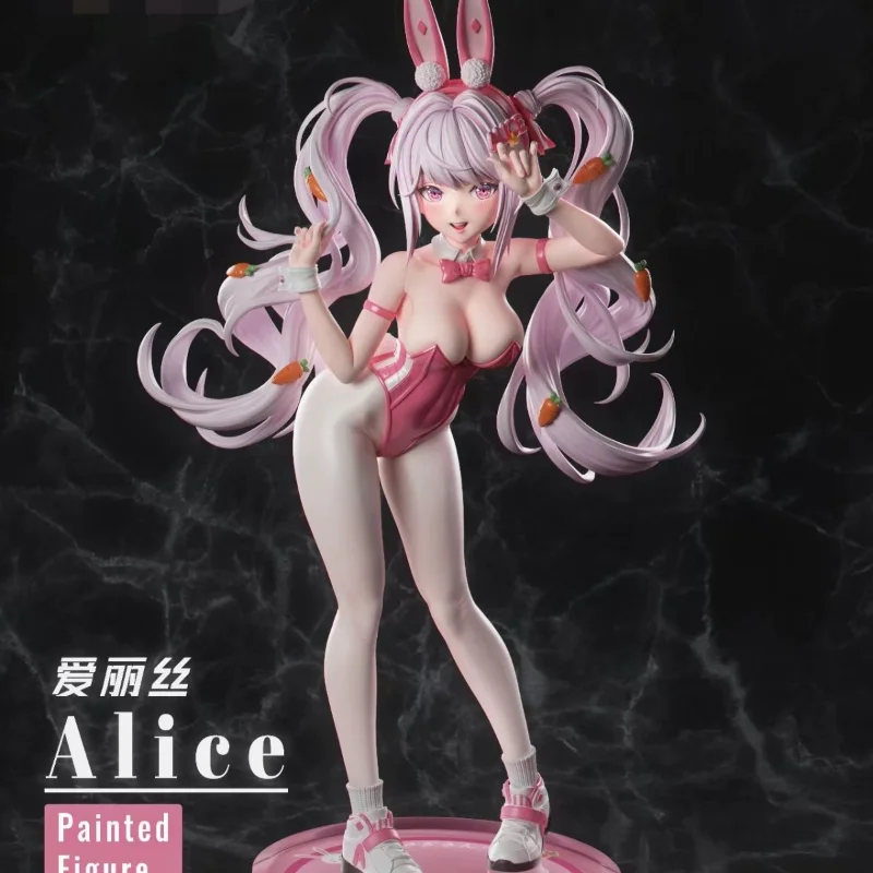 Фото Фигурка Bunny Girl, Богиня Победы Алиса Никке, 2D аниме-модель, красивая настольная статуэтка, подарочный набор