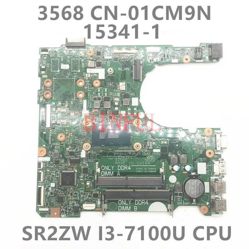 

CN-01CM9N 01CM9N 1CM9N Mainboard For Dell INSPIRON 3568 3468 Laptop Motherboard 15341-1 With SR2ZW I3-7100U CPU 100% Full Tested