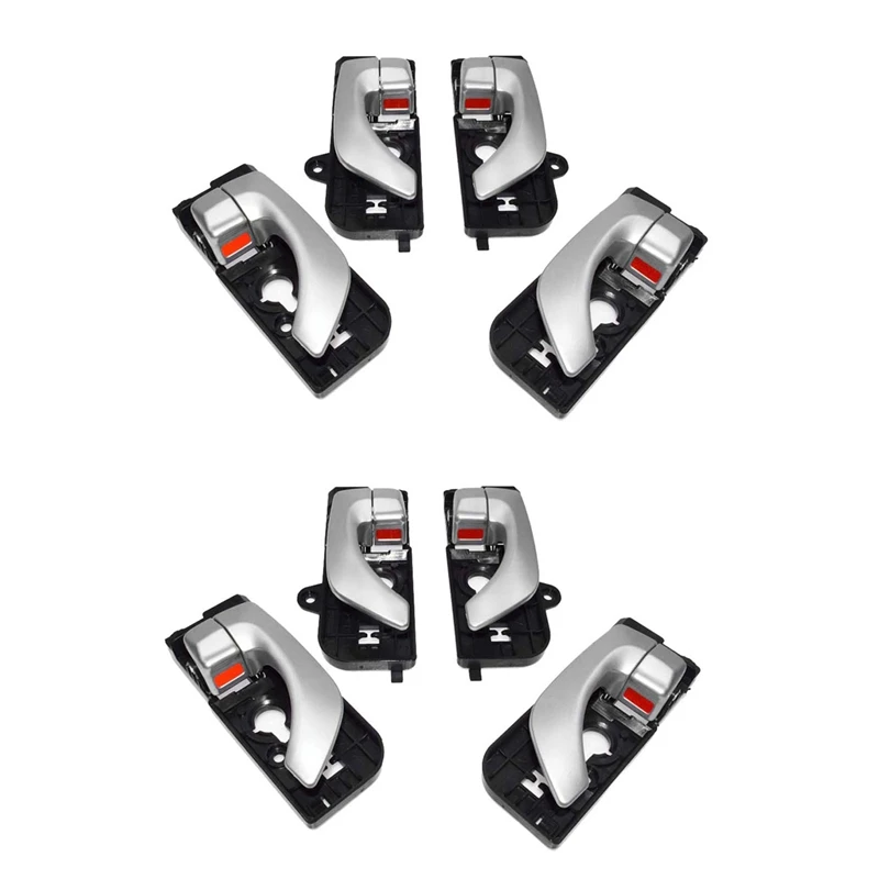 

4X Inside Door Handle Front Rear Left Right Set For Hyundai Sonata 2005 2006 2007 2008 826103K020 826203K020 Car Styling