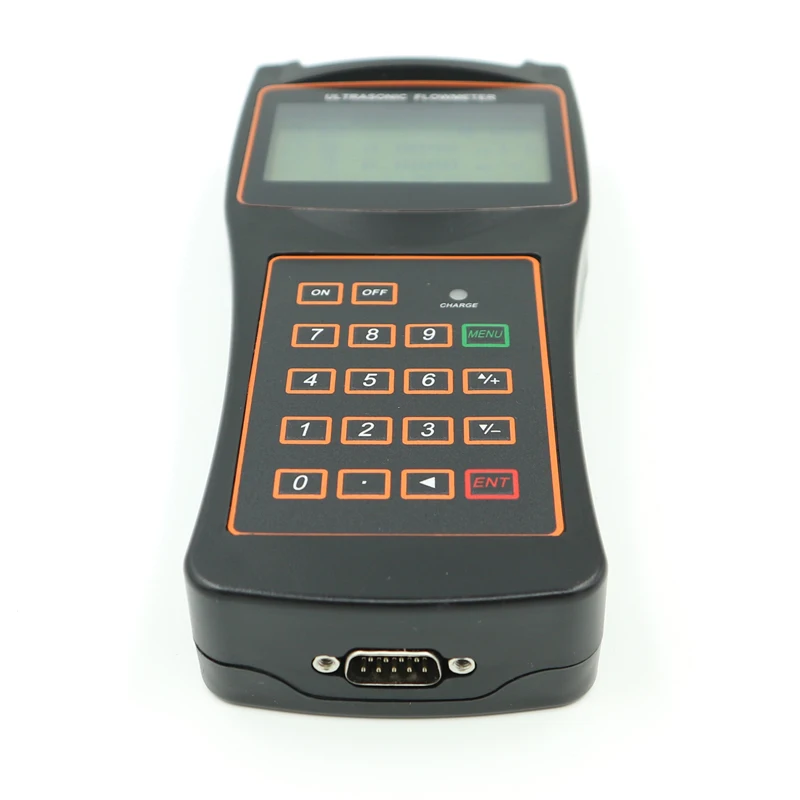 

clamp ultrasonic flowmeter portable clean water tap water liquid sewage floor heating flowmeter handheld portable.