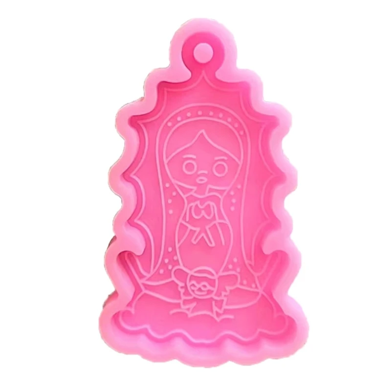

Resin Mold Keychain Decorative Ornament Silicone Mold DIY Craft Jewelry Casting