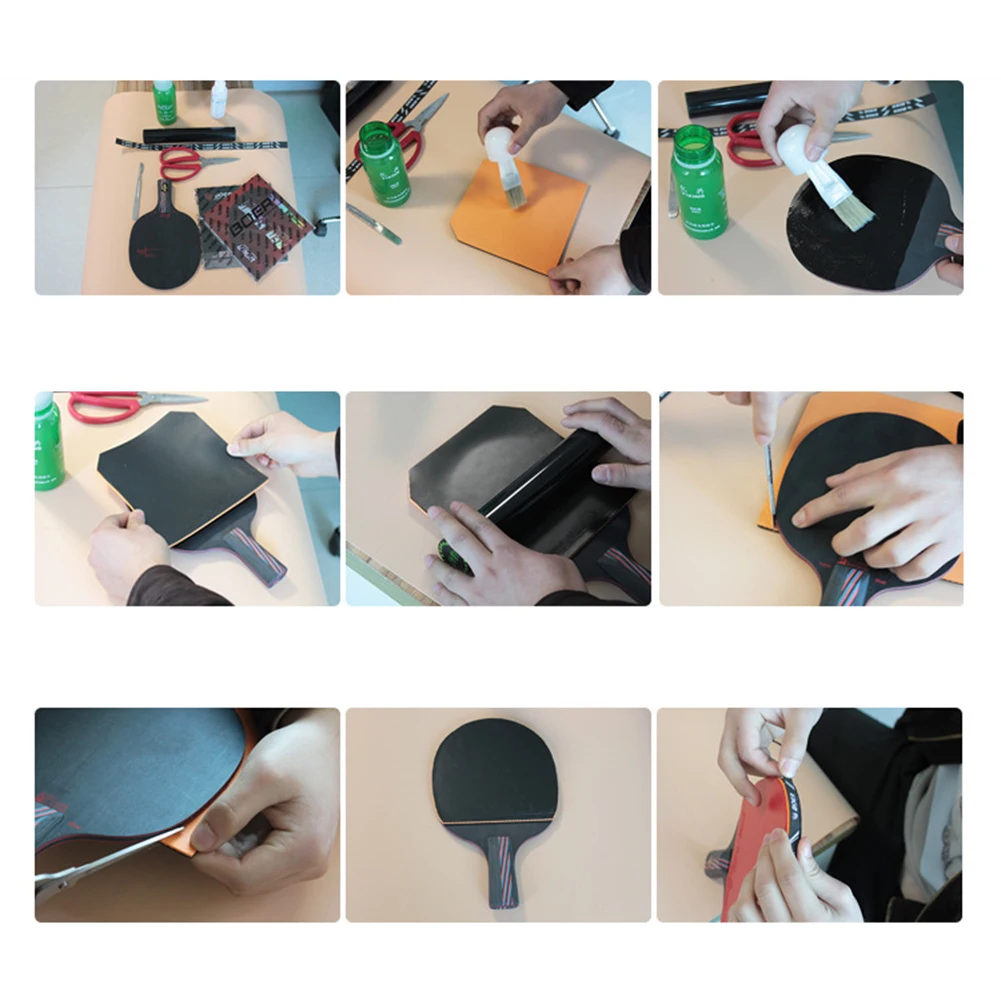 Racket Table Tennis Rubber Good Control Ping Pong Paddle Reverse Glue Rubber Skin Sponge Cover Sports Sponge Brand New