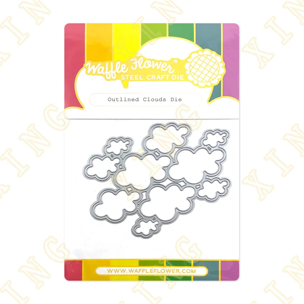 

Outlined Clouds New Hot Sale Metal Cutting Dies Scrapbook Diary Decoration Stencil Embossing Template Diy Greeting Card Handmade