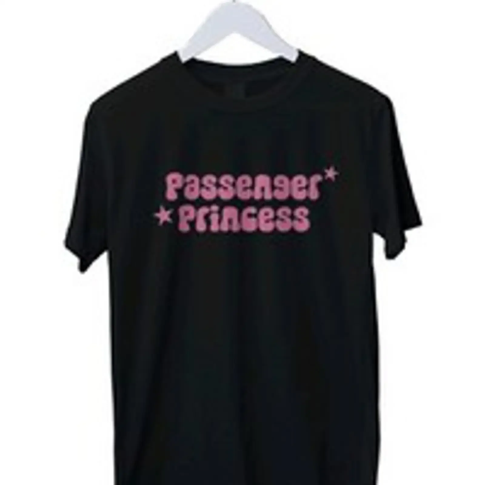 Фото Футболка Princess Passenger SML XL 2 3 4, винтажная, с эффектом потертости, универсальная, мягкая, дышащая, повседневная, удобная для ежедневной носки №1