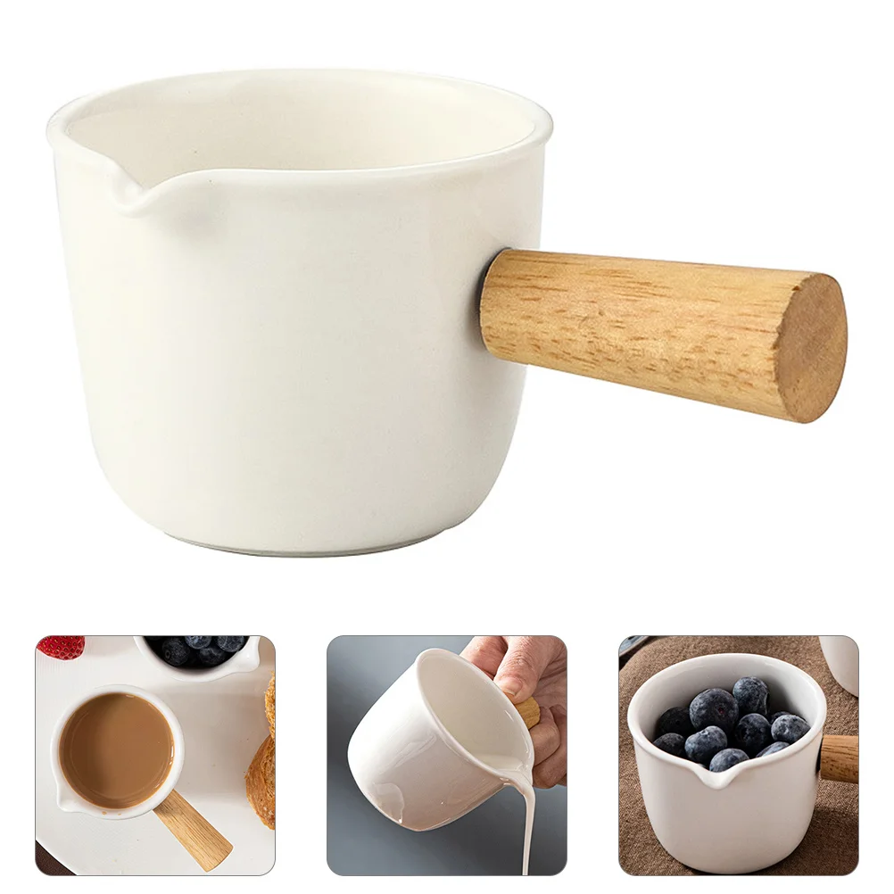 

Espresso Cup Pitchercreamer Shots Ceramic Container Coffee Supplies Multi Use Pouring Frother