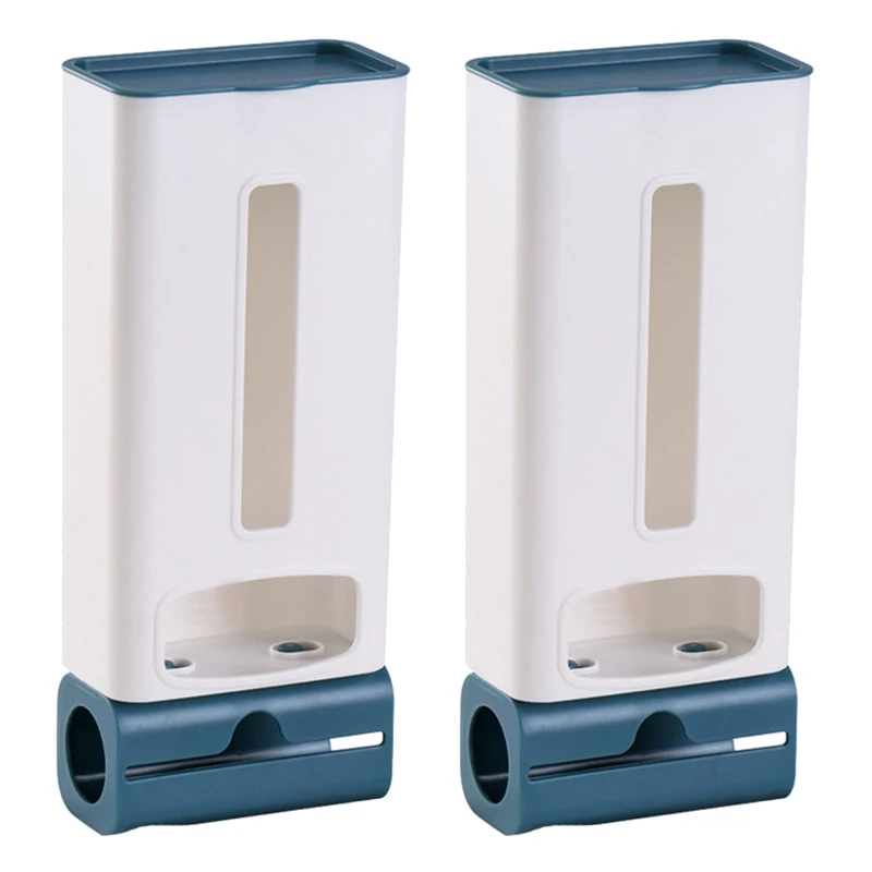 

2 шт., пластиковые пакеты для хранения мусора