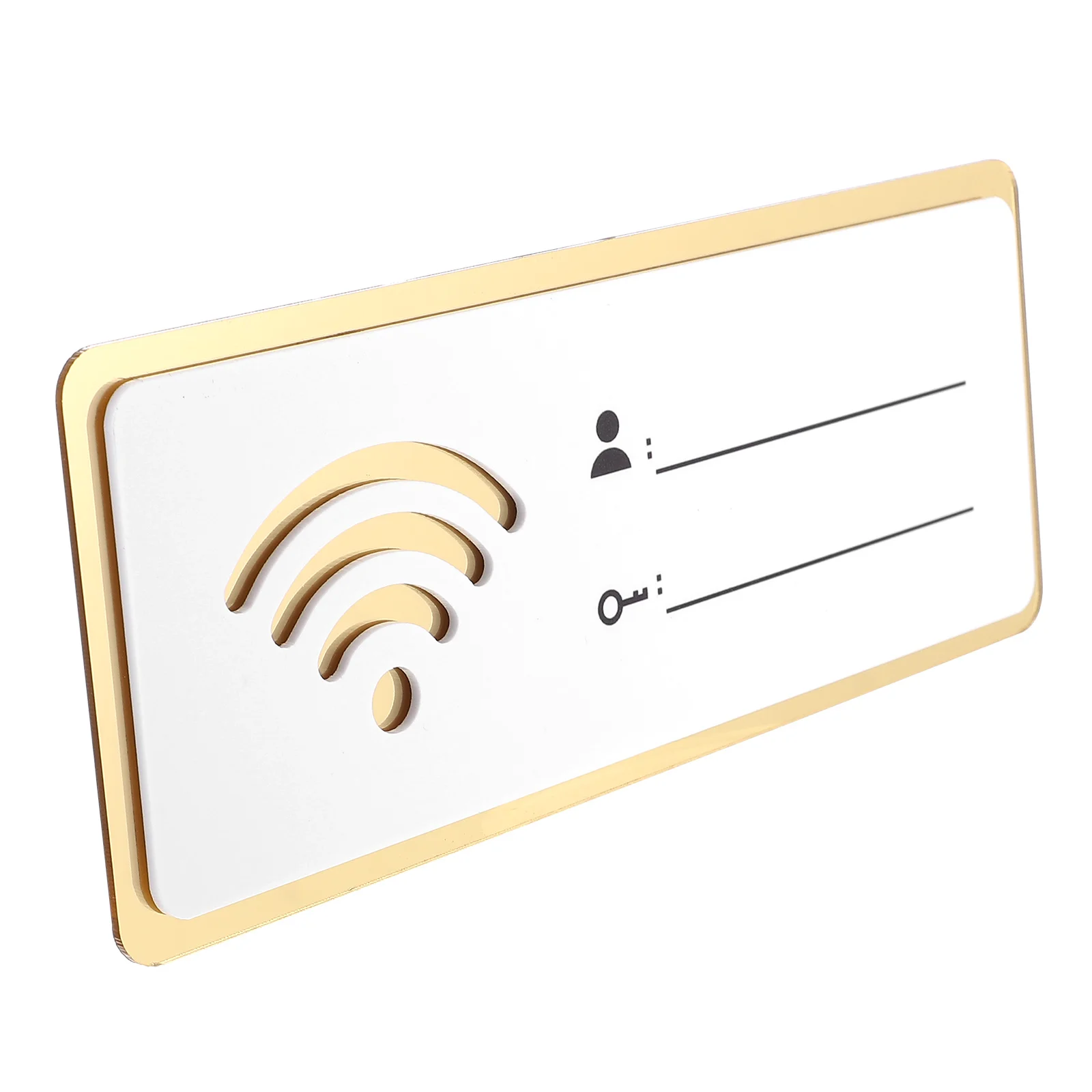 

Wifi Sign White Ornament WiFi Password Sign Decorate Wifi Wall Plaques Acrylic Wifi Code Sign Wifi Wall Sign Vacation