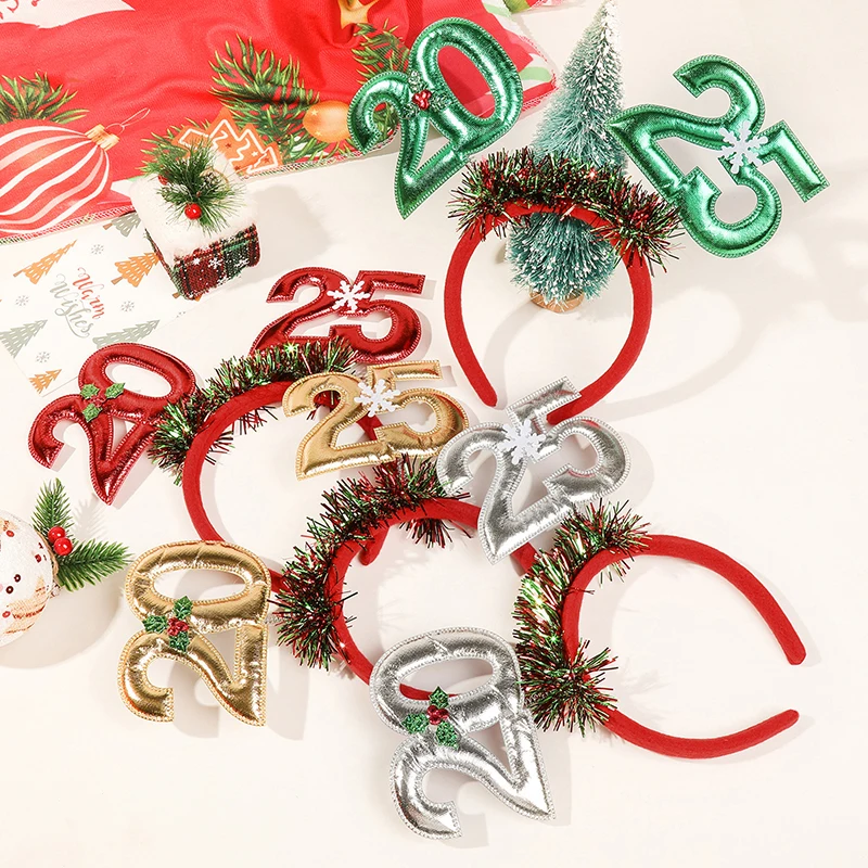 Креативная рождественская повязка на голову, модные рождественские ...