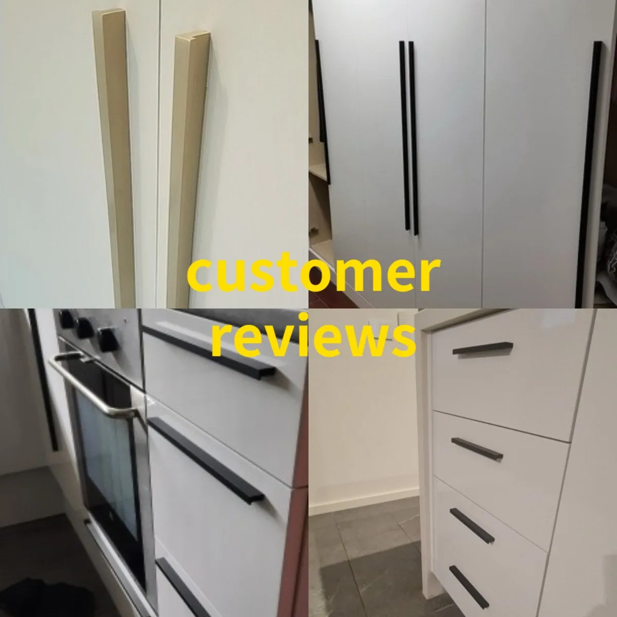 Черные золотые мебельные ручки из алюминиевого сплава для кухни | Обустройство