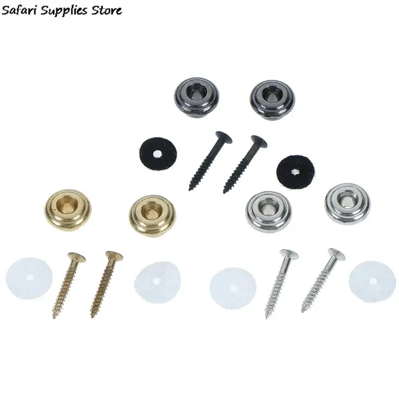 2 шт. медный замок для гитарного ремня s с насадками грибов бас-гитара ремешок