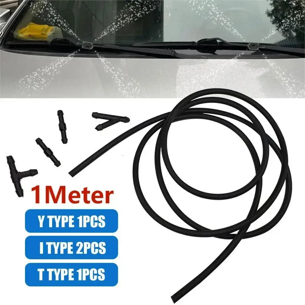 

2/3/4 м шланг для омывателя лобового стекла автомобиля с комплектом разъемов автомобильный струйный распылитель стеклоочистителя насадка водяной шланг жидкость трубка