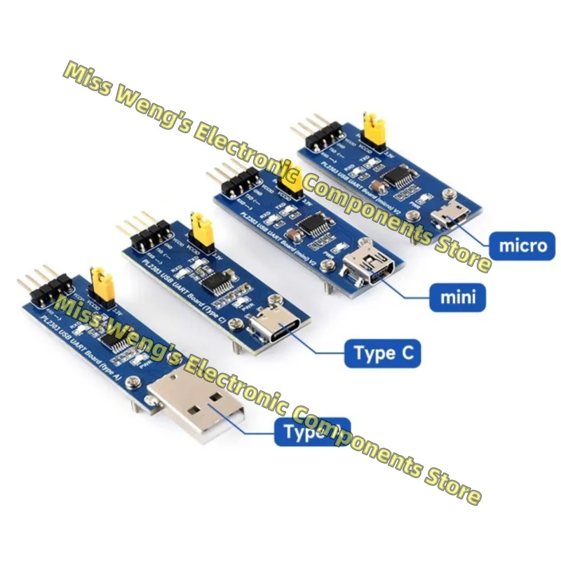 Модуль связи PL2303 1 8 в USB UART плата (тип C) A) V2 (micro) (mini)